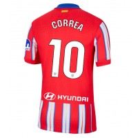 Camiseta Atletico Madrid Angel Correa #10 Primera Equipación 2024-25 manga corta